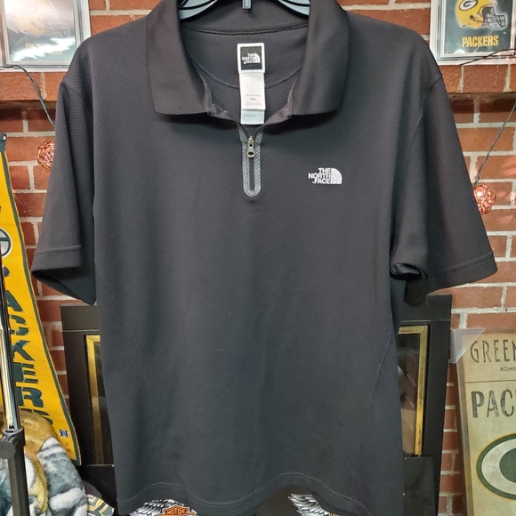 Men's NorthFace Short Sleeve Polo Medium - Picture 1 of 4